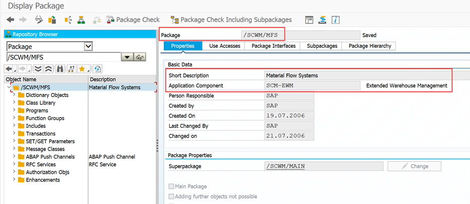 What is SAP EWM MFS_06